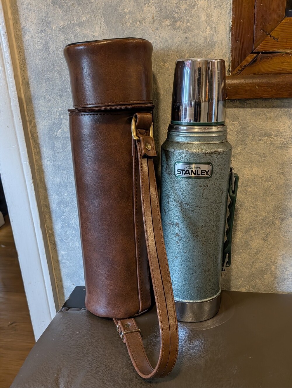 Vintage Stanley Thermos With Carrying Case
